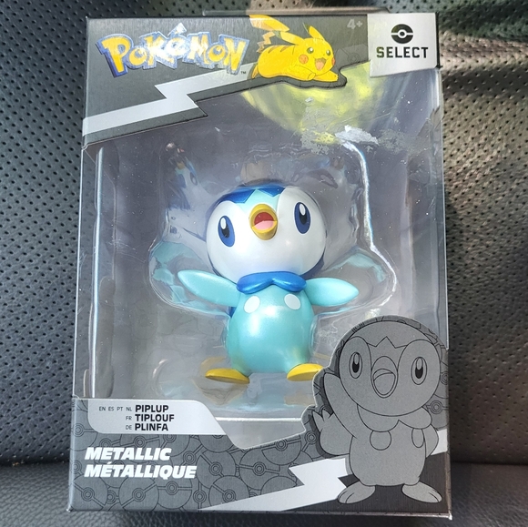 Pokemon select metal action figure Piplup Figure new - Picture 1 of 4